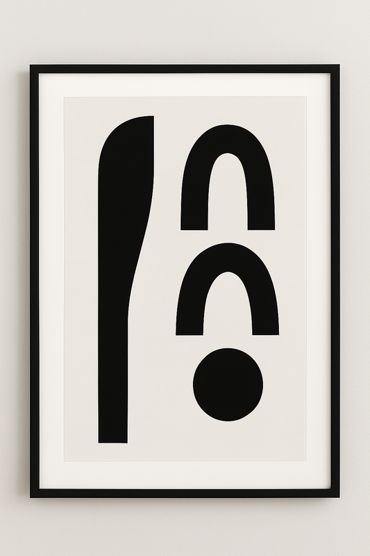 Echo Form - Abstract Gradient Wall Art Print (Digital Download)
