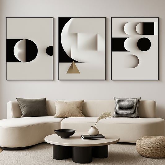 Ecliptic Harmony – Abstract Gradient Triptych (Digital Download)