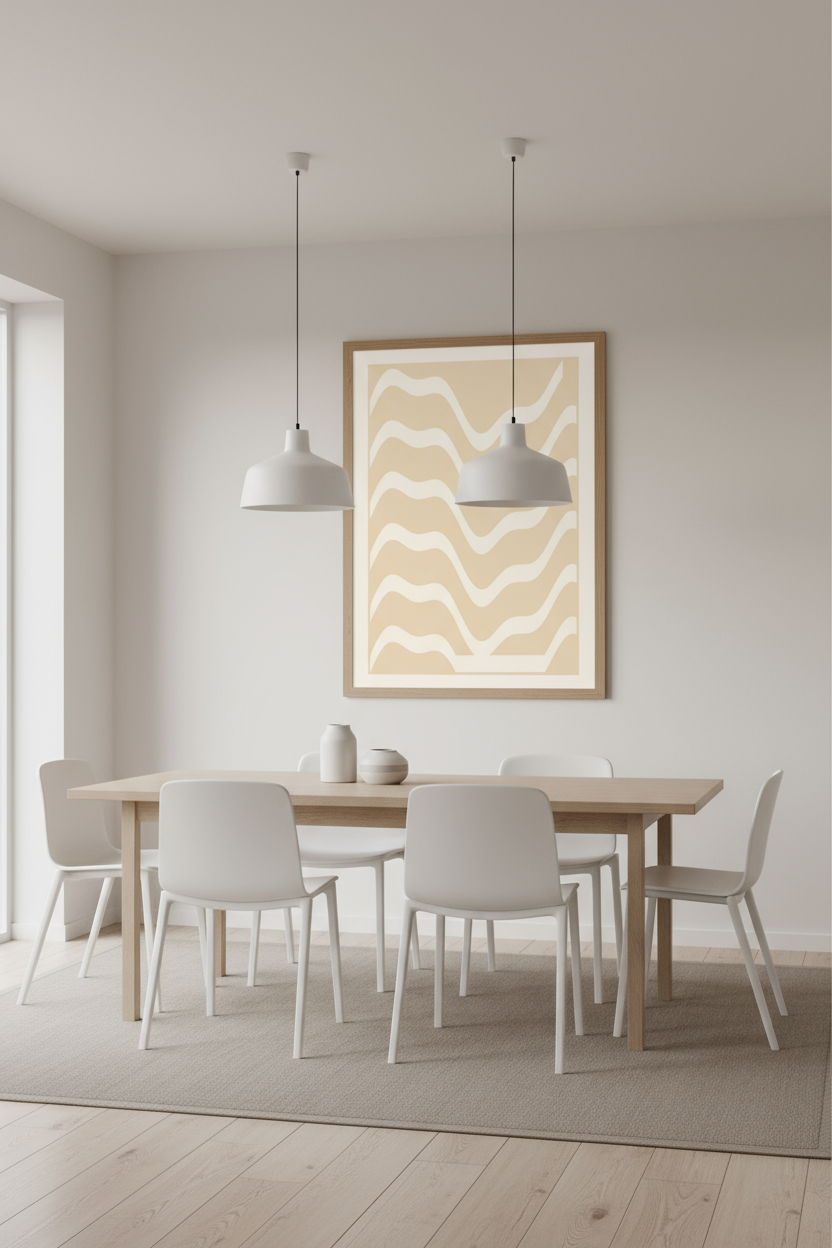Flowing Waves – Abstract Contemporary Wall Art Print (Digital Download)