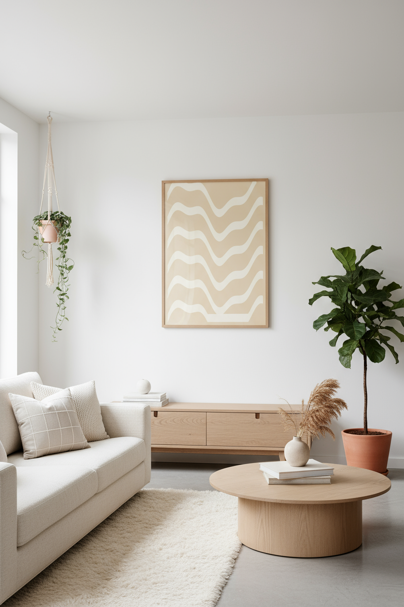 Flowing Waves – Abstract Contemporary Wall Art Print (Digital Download)