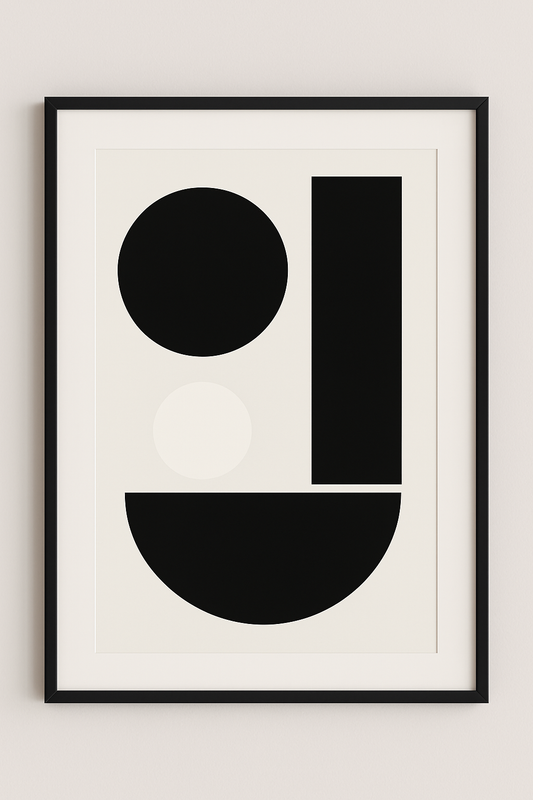 Form Balance - Abstract Gradient Wall Art Print (Digital Download)