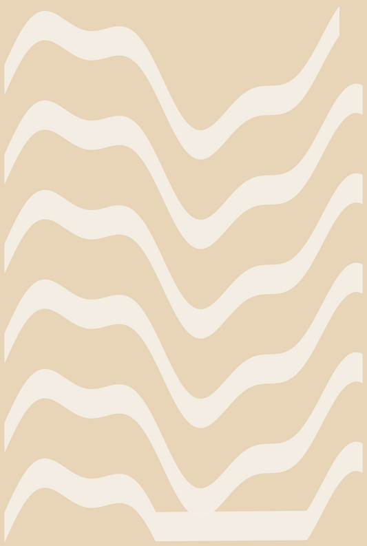 Flowing Waves – Abstract Contemporary Wall Art Print (Digital Download)