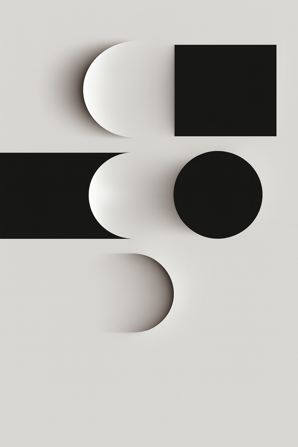 Lunar Divide – Abstract Gradient Wall Art Print (Digital Download)