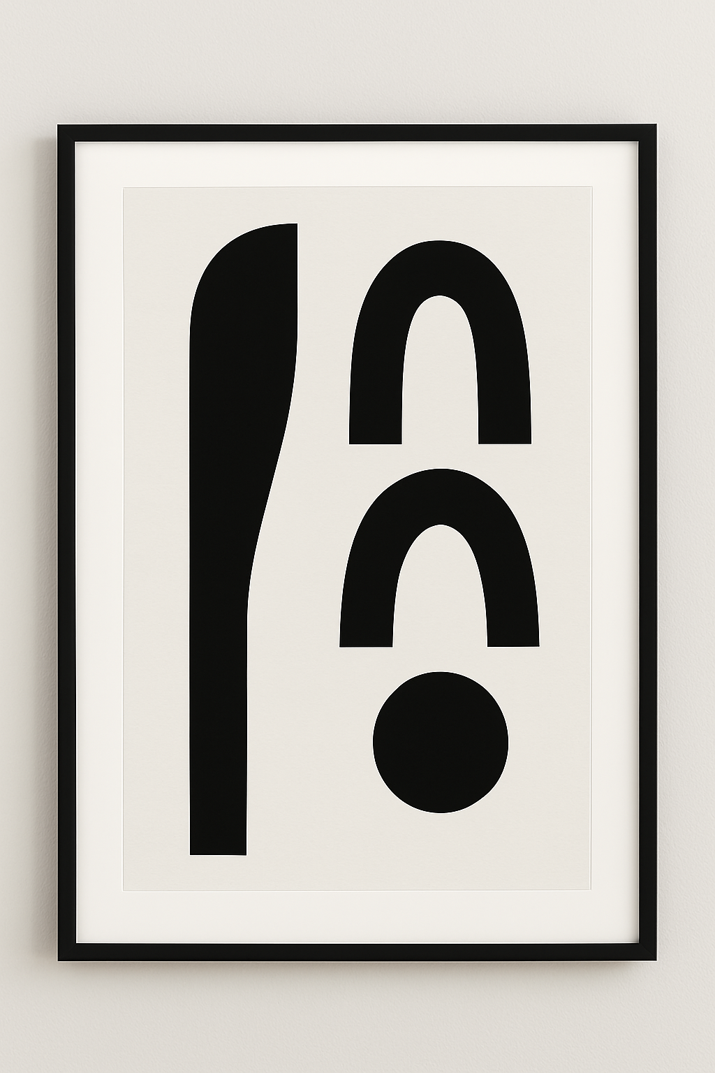 Echo Form - Abstract Gradient Wall Art Print (Digital Download)