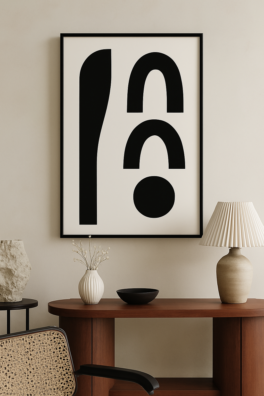 Echo Form - Abstract Gradient Wall Art Print (Digital Download)