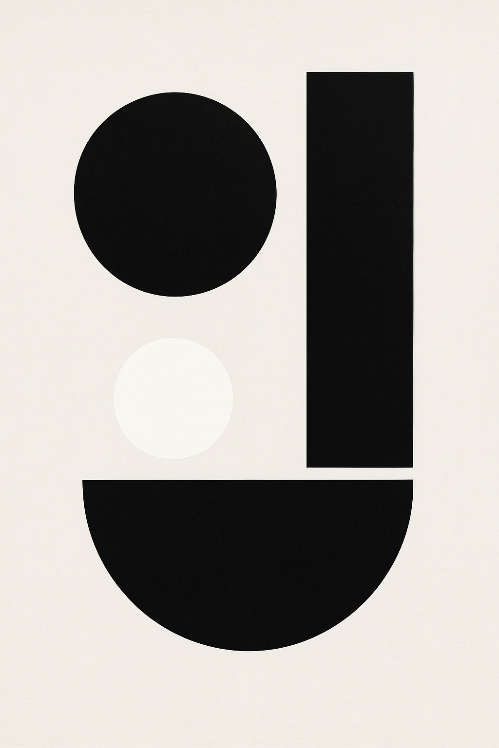 Form Balance - Abstract Gradient Wall Art Print (Digital Download)