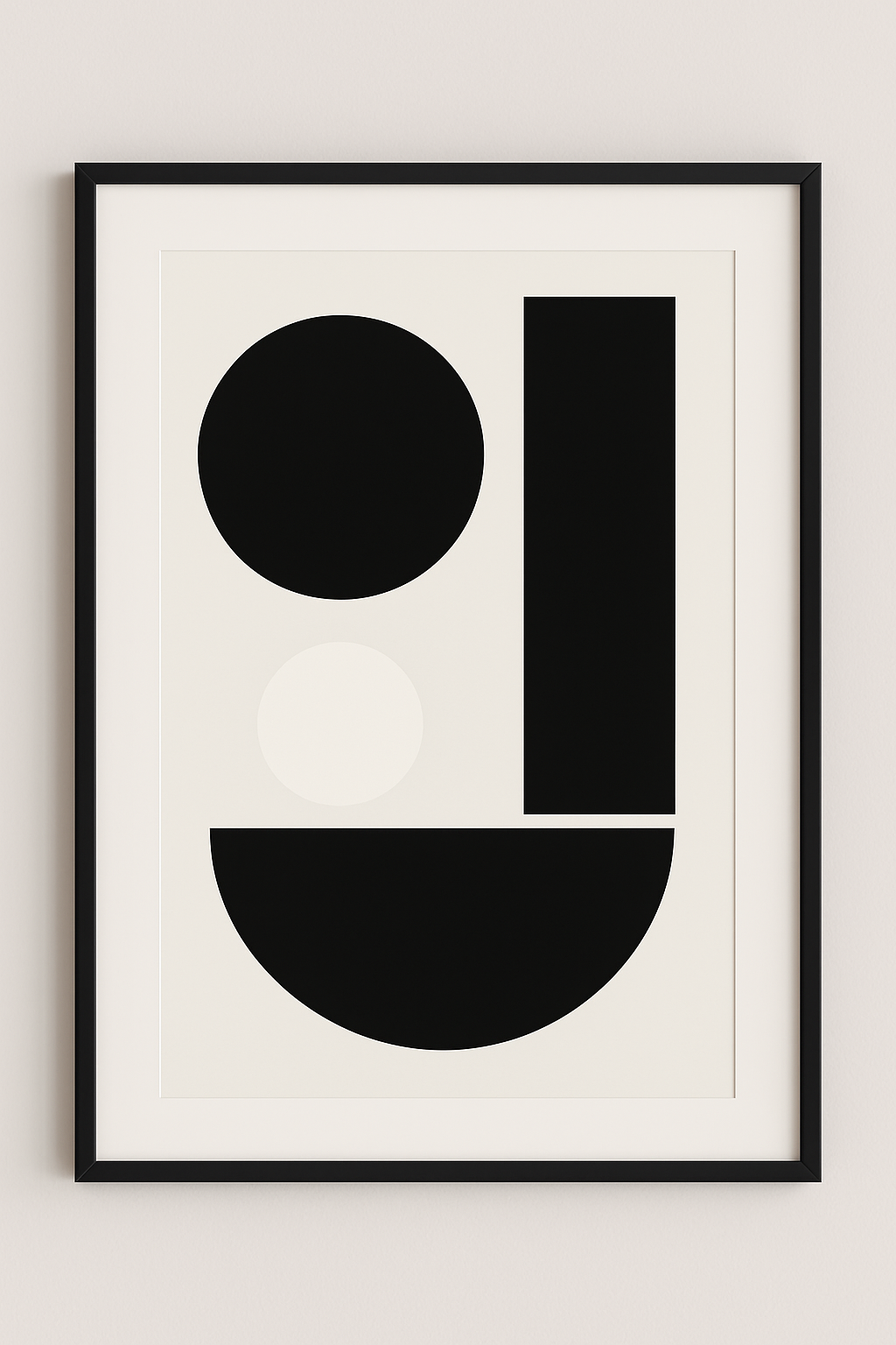 Form Balance - Abstract Gradient Wall Art Print (Digital Download)