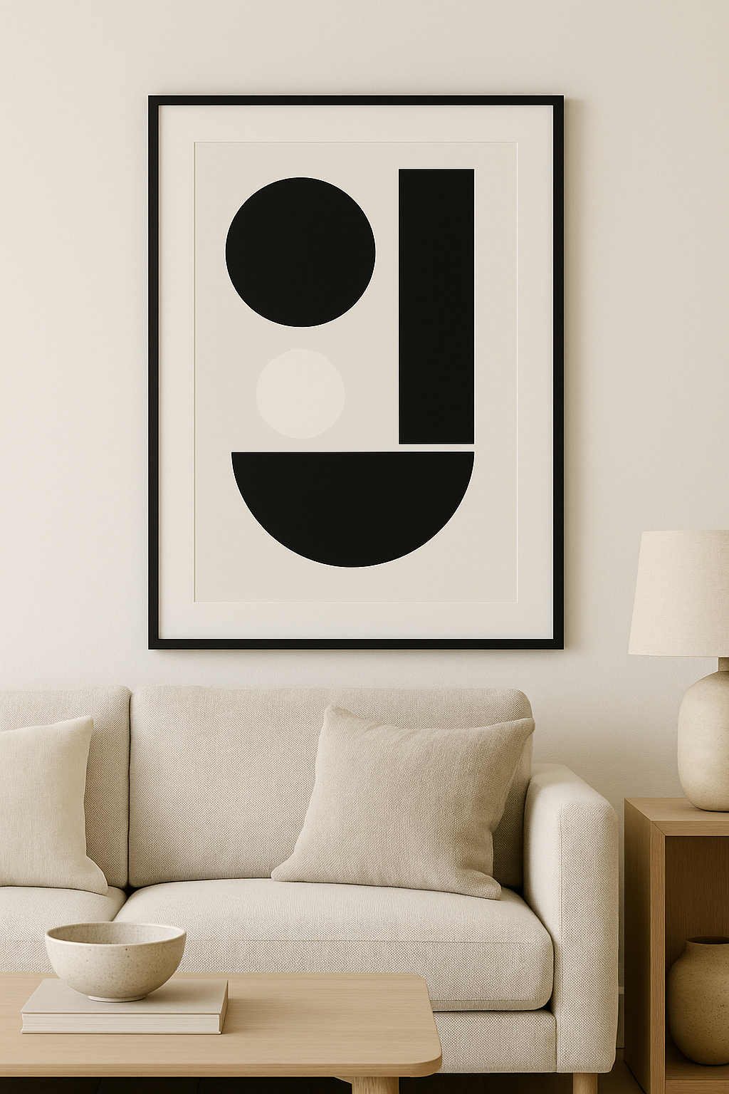 Form Balance - Abstract Gradient Wall Art Print (Digital Download)