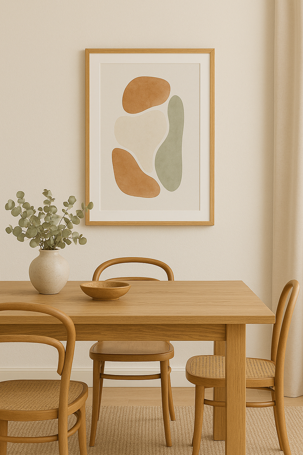 Organic Balance – Abstract Earthy Wall Art Print
