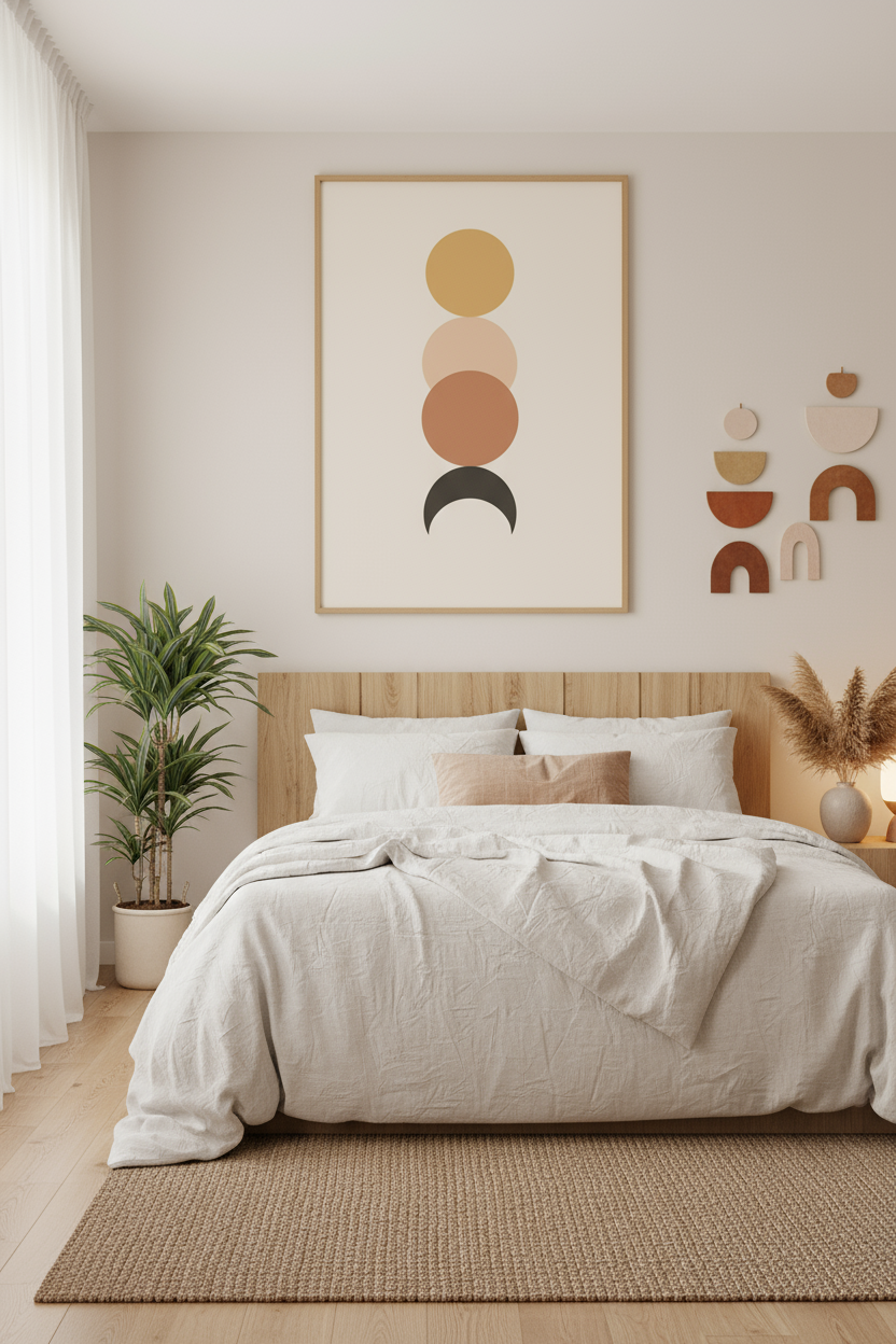 Eclipse Alignment – Modern Abstract Celestial Wall Art Print (Digital Download)