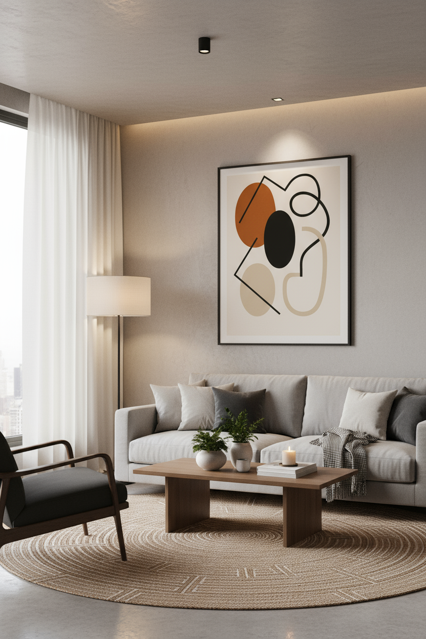 Everyday Abstraction – Modern Minimalist Wall Art Print (Digital Download)