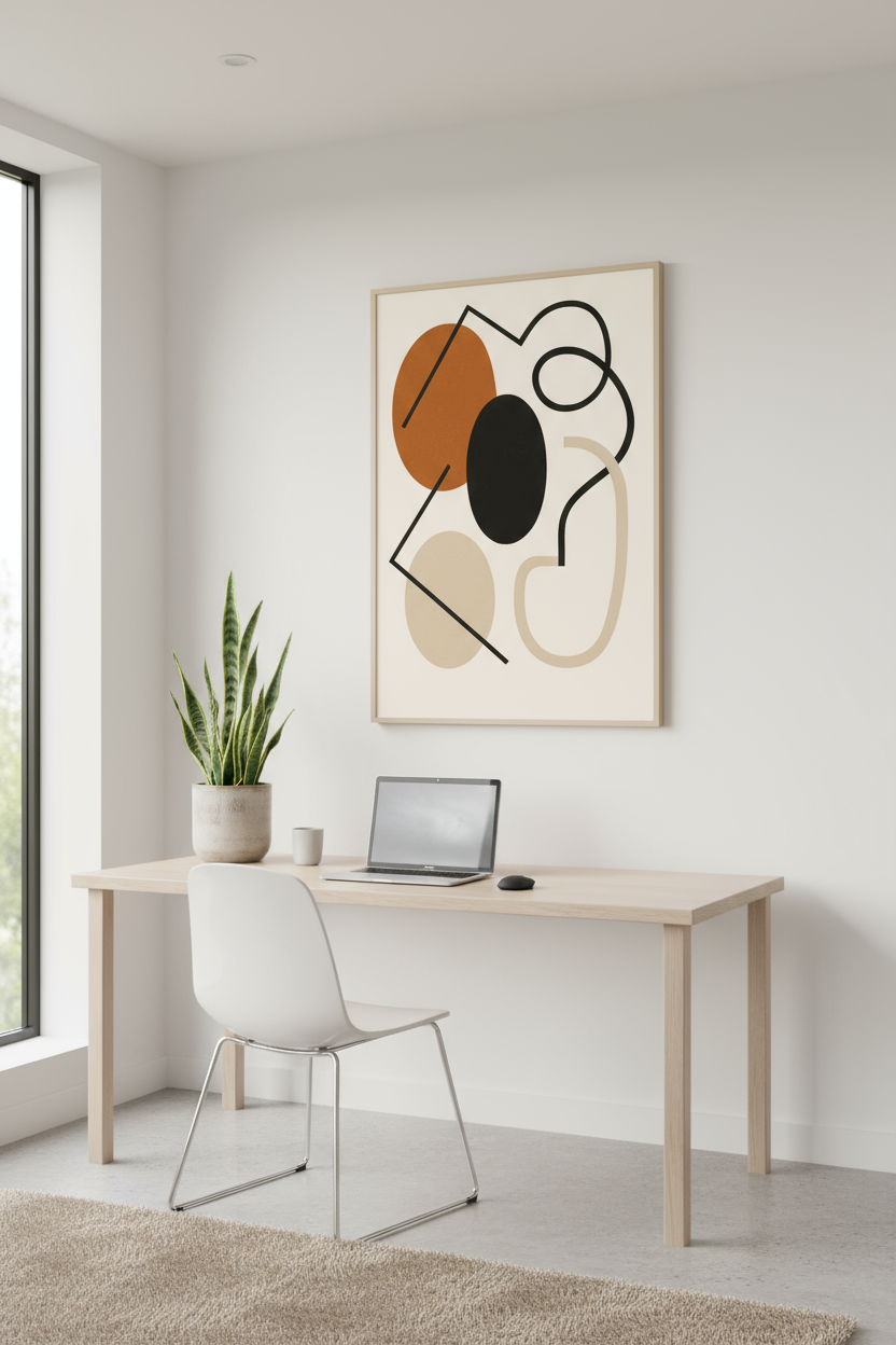 Everyday Abstraction – Modern Minimalist Wall Art Print (Digital Download)