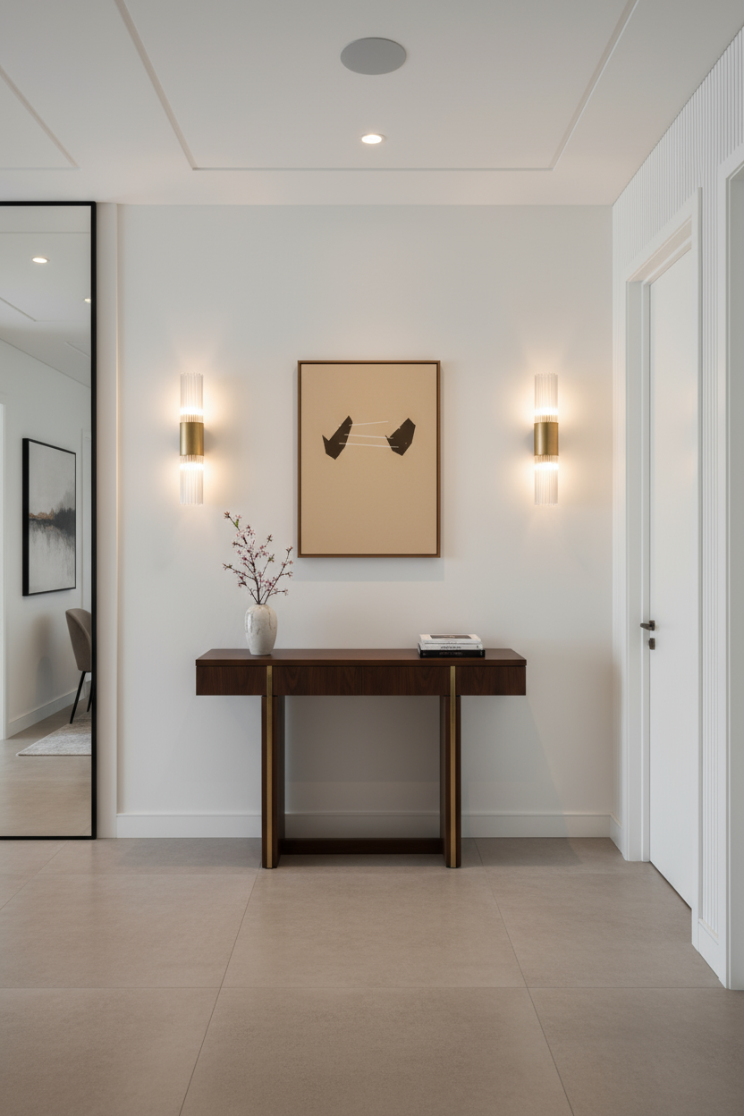 Two Brown Forms - Minimal Abstract Wall Art Print (Digital Download)